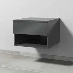 Sanipa Anbau-/Solitärschrank 2morrow (P2352) 340x500x520 Anthrazit-Glanz, P235279 P235279