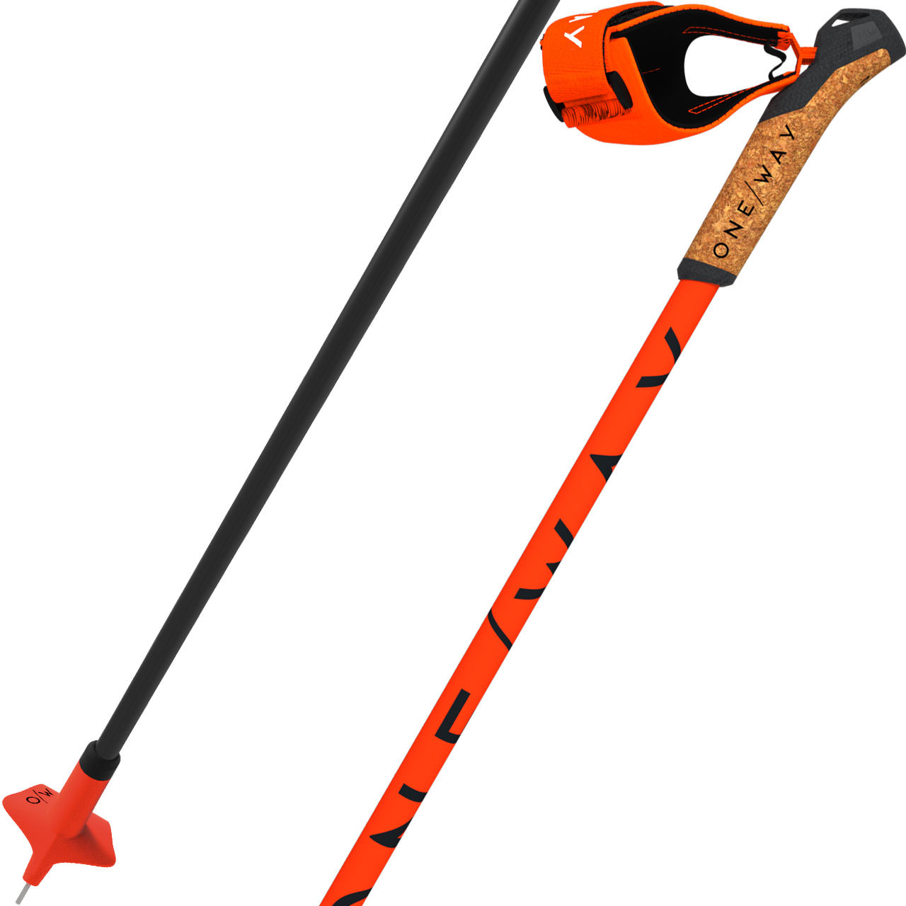 ONE WAY Premio 40 carbon/neon/orange - 167,5 cm