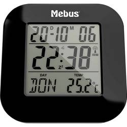 Mebus 51510 Funk Wecker Schwarz