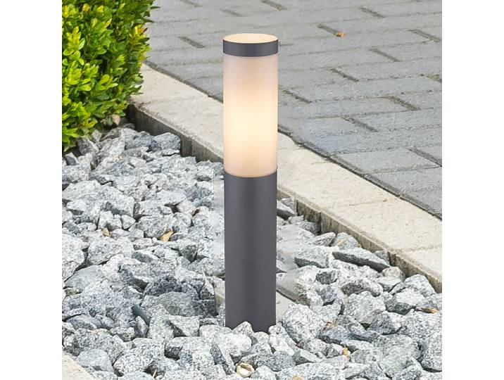 Borne lumineuse 45cm Blanc/Gris/Anthracite/Blanc