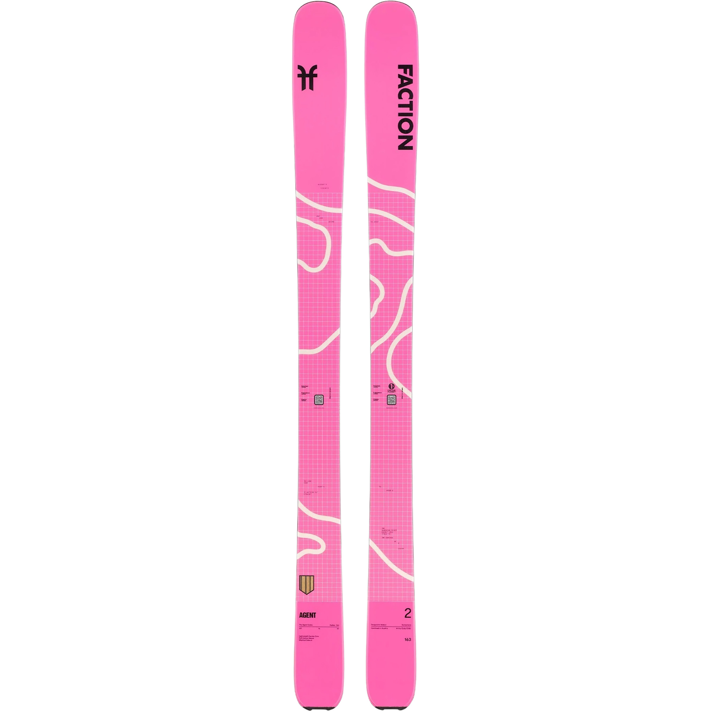 Faction Agent 2 Tourenski 26/27 Tourenski pink Größe 163CM Skitour