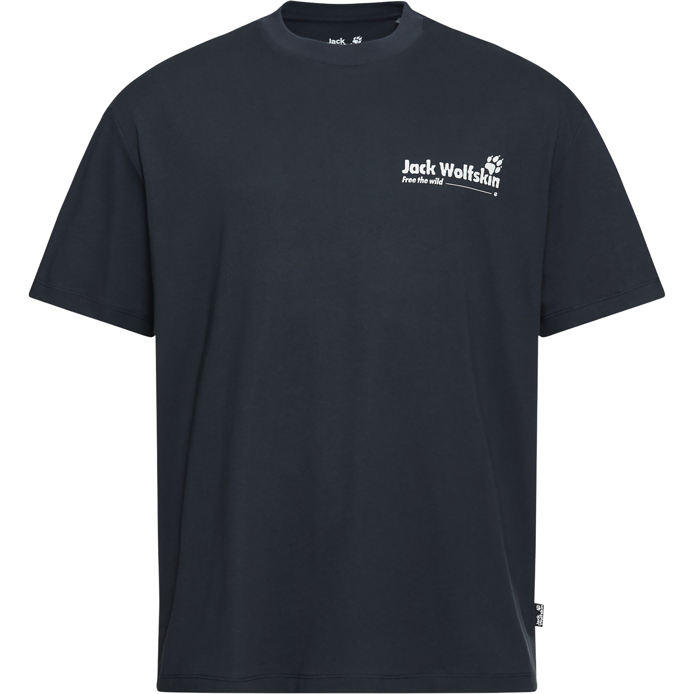Jack Wolfskin Confident Herren T-Shirts schwarz Größe M Lifestyle Hautfreundlich