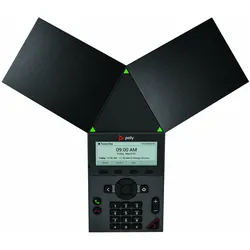 HP Poly Trio 8300 IP-Konferenztelefon und PoE-fähig, Konferenzgerät, Schwarz