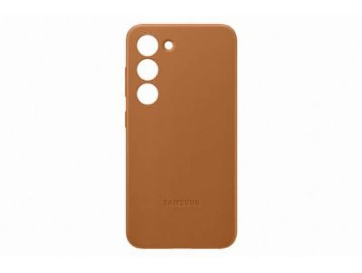 Samsung - Coque S23 Cuir Camel