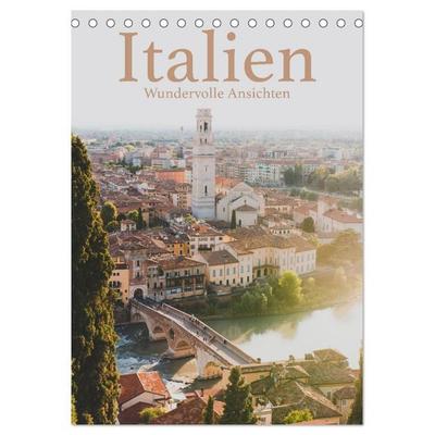 Italien - Wundervolle Ansichten (Tischkalender 2027 DIN A5 hoch), CALVENDO Monatskalender