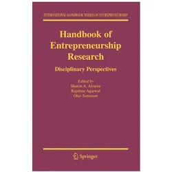 Handbook of Entrepreneurship Research, Fachbücher von Rajshree R. Agarwal, Olav Sorenson, Sharon A. Alvarez, OLAV, R Agarwal, Sorenson, Rajshree