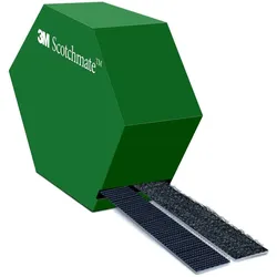 3M Scotchmate Haken- und Schlaufenband mit hoher Soforthaftung SJ352D, Schwarz, 25,4 mm x 10 m, 4,4 mm (5m SJ3526 Hake + 5m SJ3527 Schlaufe)