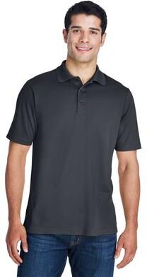 CORE365 88181 Men's Origin Performance Piqué Polo Shirt in Carbon size 4XL   Polyester