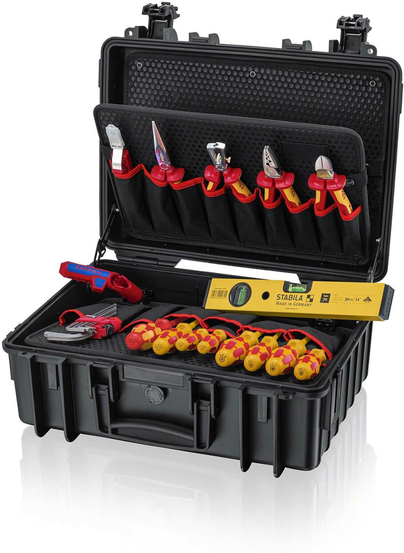KNIPEX 00 21 34 HL S2 Werkzeugkoffer „Robust23 Start" Elektro 24-teilig )