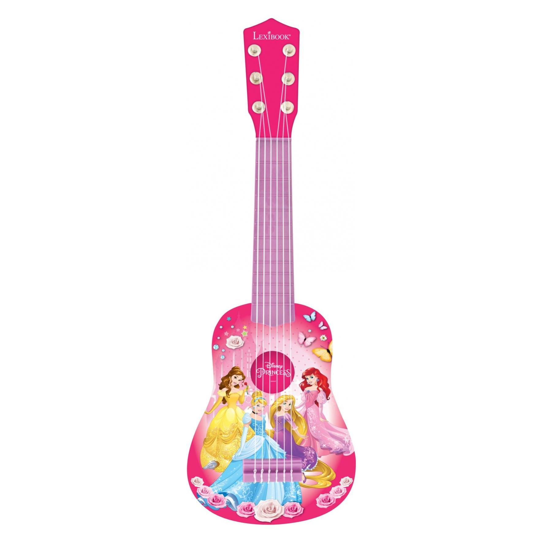 Lexibook Disney Prinzessin Meine erste Gitarre 21 Zoll / 53cm (Multilingual) (K200DP)