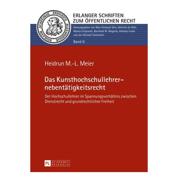 Peter Lang Meier:Das Kunsthochschullehrernebentäti (Deutsch, Hardcover, Heidrun M.-L. Meier) (67837566)