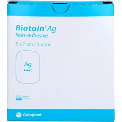 Biatain Ag Schaumverband 5x7 cm Nicht Haftend 5 ST
