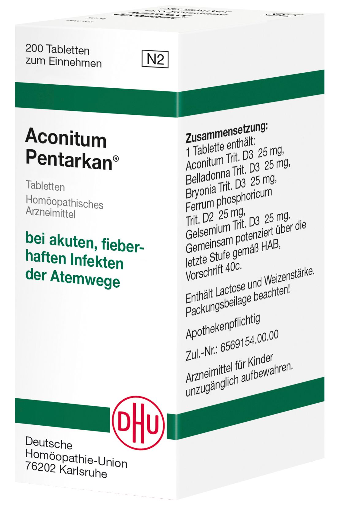 Aconitum Pentarkan Tabletten 200 St
