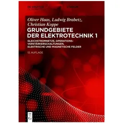 Grundgebiete der Elektrotechnik / Gleichstromnetze, Operationsverstärkerschaltungen, elektrisch, Fachbücher von Ludwig Brabetz, Horst Clausert, Oliver Haas, Christian Koppe, Gunther Wiesemann