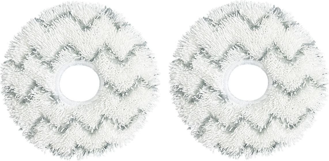 2-delig pakket vervangende reinigingsdoekjes voor de Ecovacs X1 Omni Turbo robotstofzuiger van König Design