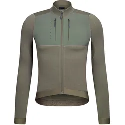 Isadore, Herren, Velotrikot, Alternative Winter LS (S), Grün, Schwarz