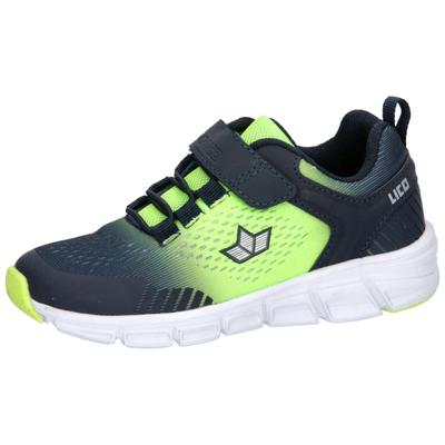 Sneaker LICO "Freizeitschuh Namur VS", Kinder, Gr. 31, blau, Synthetik, Schuhe Sneaker