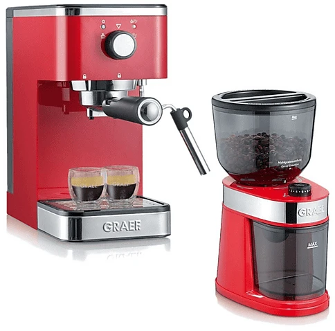 Graef Siebträger-Espressomaschine ES 403 salita mit Kaffeemühle CM 203 (GRAEF)