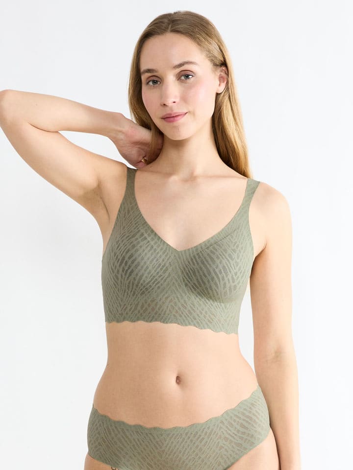 Sloggi Bustier "Zero Feel Bliss" in Grün - M
