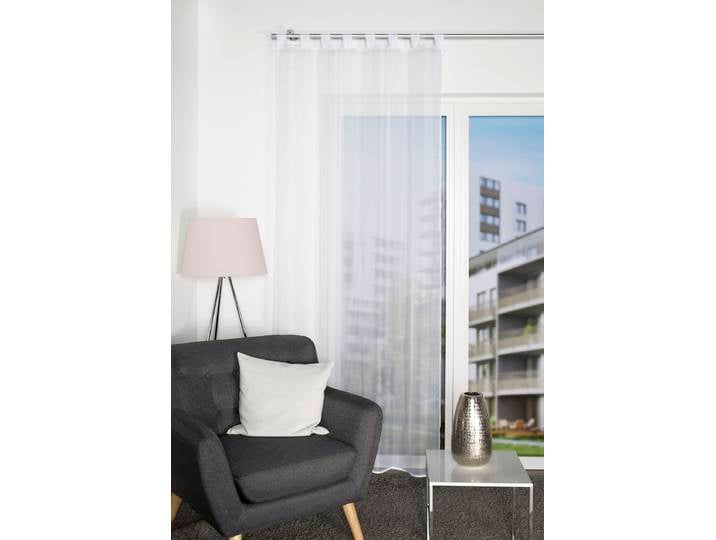 Rideau Nessi 135 x 245 x 1cm Blanc/Blanc