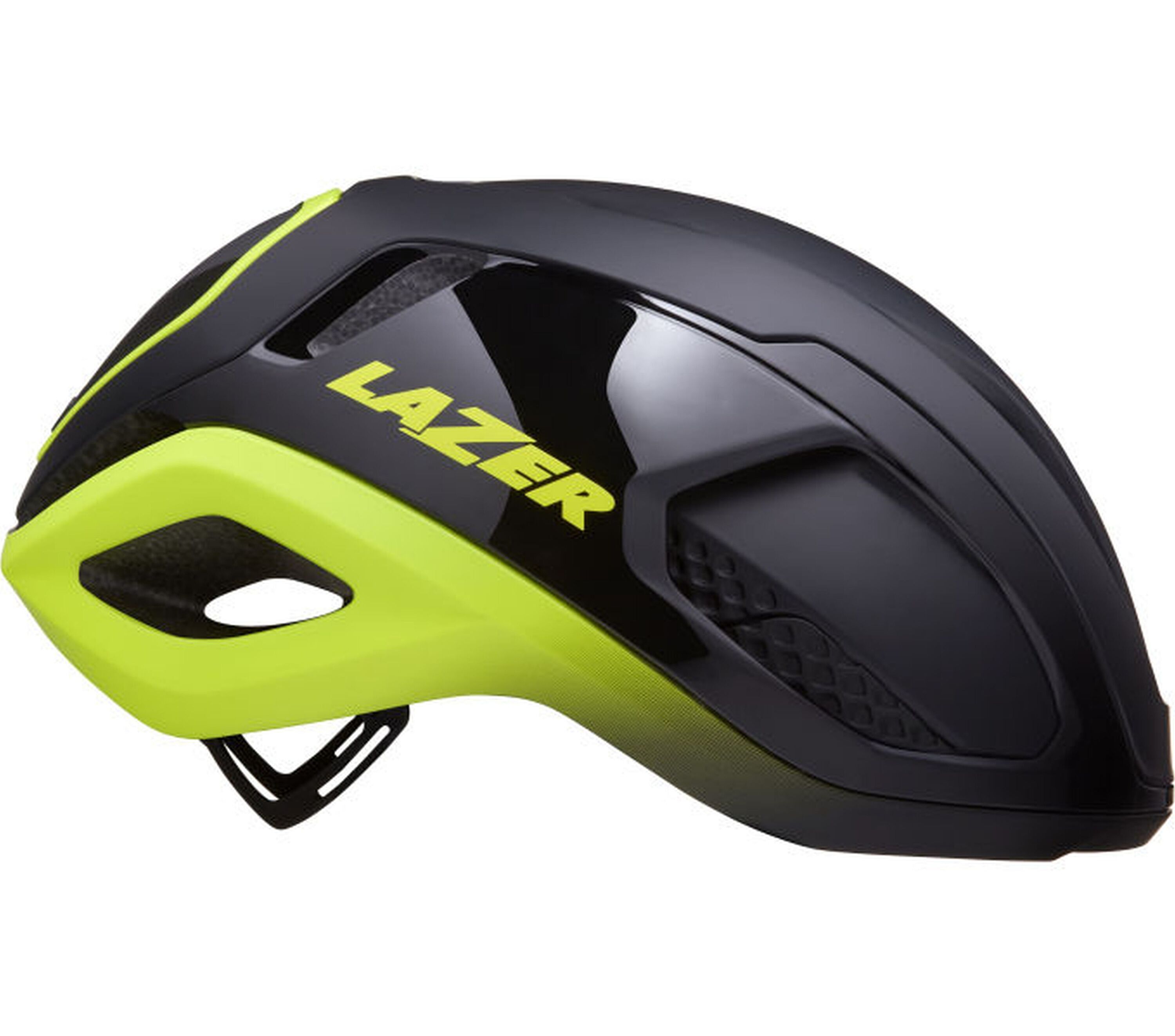 LAZER Rennrad/Gravel-Helm Vento KinetiCore, Black Flash Yellow