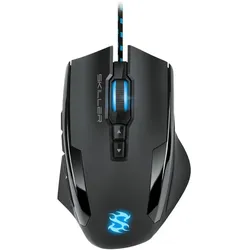 Sharkoon Skiller SGM1 (Kabelgebunden), Maus, Schwarz