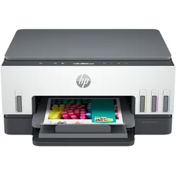 HP Stampante Multifunzione Colore Senza Filo Smart Tank 670 (Farbe), Drucker, Weiss, Grau