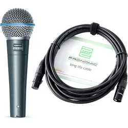 Shure Beta 58A Mikrofon Set+ Kabel