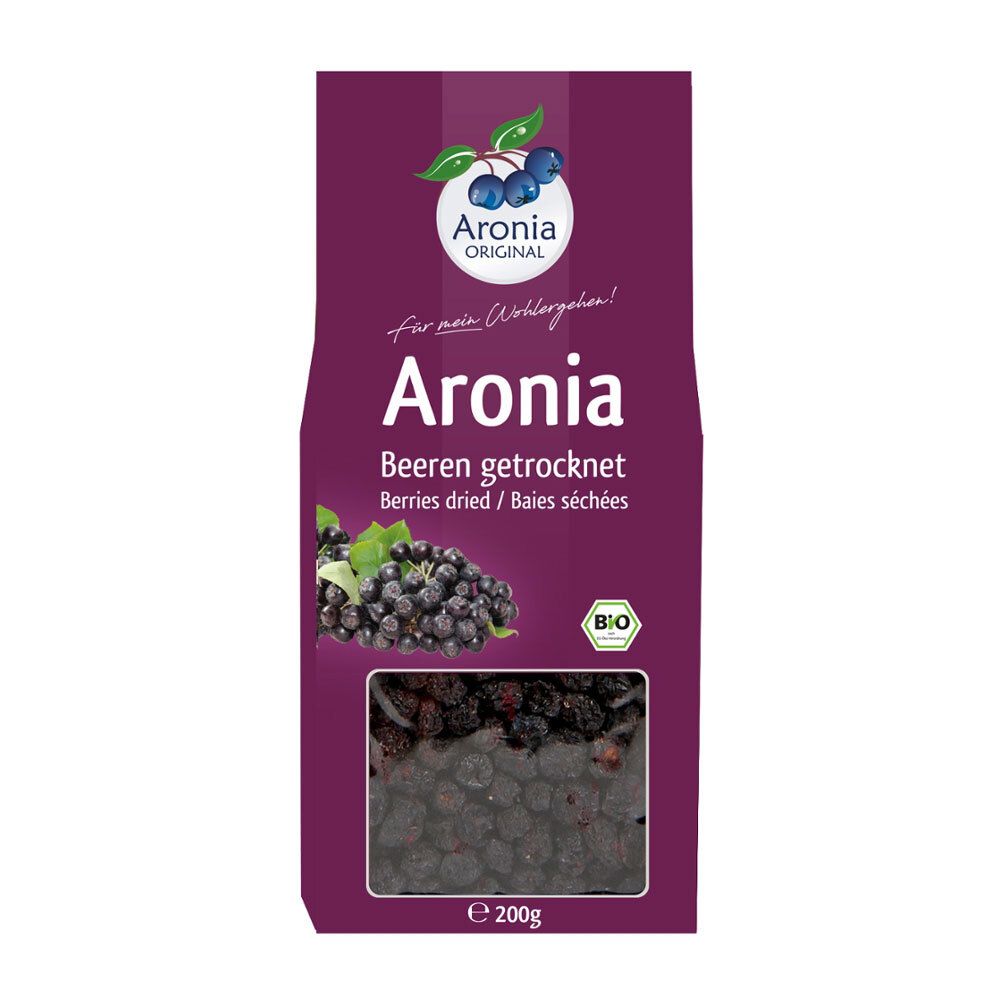 Aroniabeeren getrocknet Bio FH 200 g Früchte