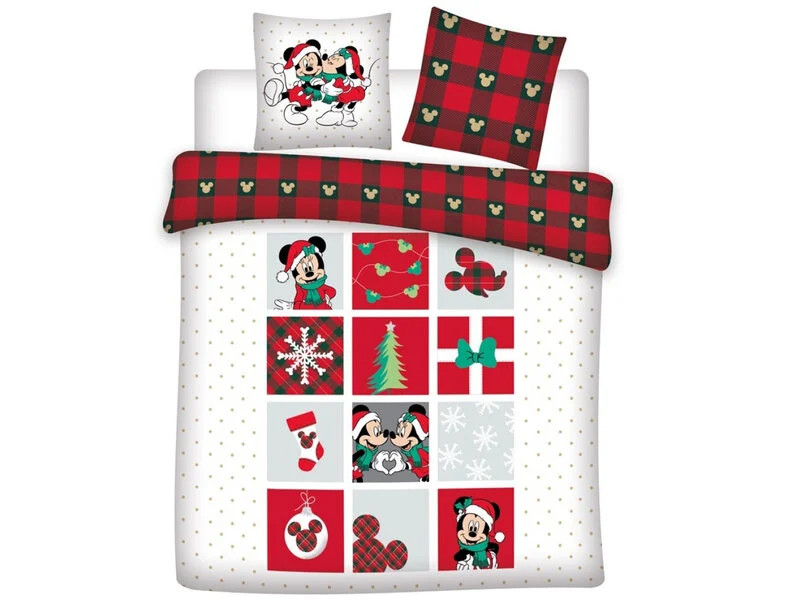 Disney Mickey Mouse Dekbedovertrek voor volwassenen - 240 x 220 cm