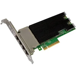 Intel 10Gb 4-Port Server Adapter X710-T4 (4xRJ45) LP bulk (PCIe), Netzwerkkarte, Grün, Schwarz, Silber