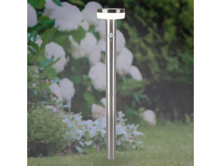 LED-Wegeleuchte Norcia Ø 13cm Silber