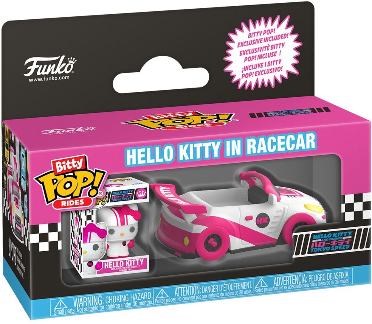 Funko Bitty Pop! Rides: Hello Kitty and Friends Tokyo Speed - Hello Kitty in