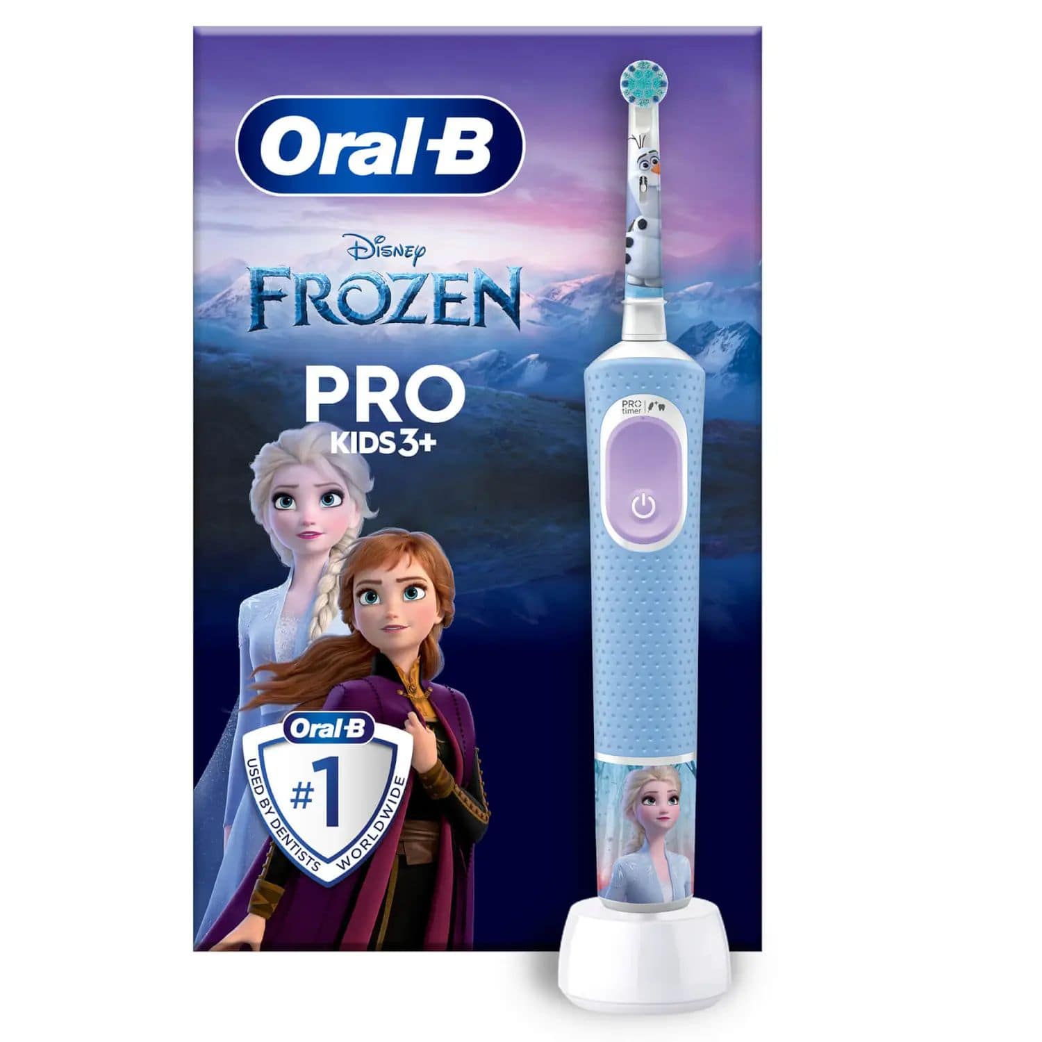 Oral-B Pro Kids 3+ Frozen Rotierende Zahnbürste für Kinder (Mehrfarbig) 8006540772409