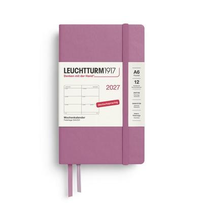 Wochenkalender Pocket (A6) 2027, Dusty Rose, Deutsch