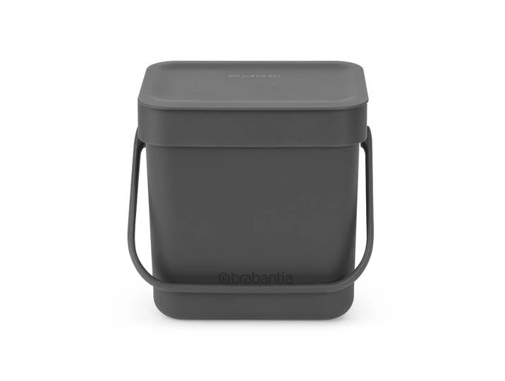 Brabantia Poubelle Sort & Go 3 L Gris