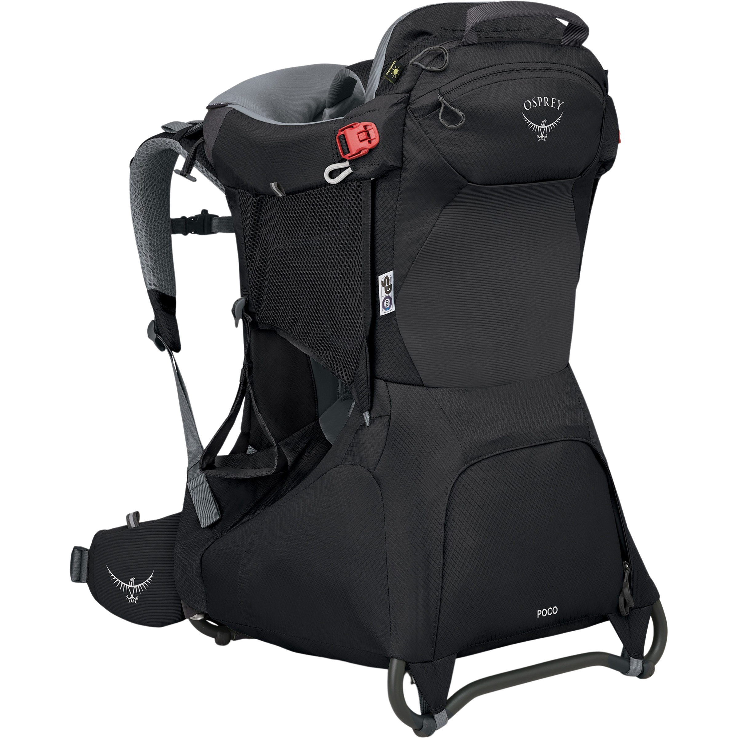 Osprey Poco Kinder Kindertrage schwarz Größe 24L Trekking