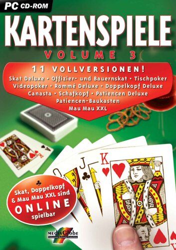 rondomedia GmbH - Kartenspiele Volume 3 - Preis vom 10.10.2026 11:48:34 h