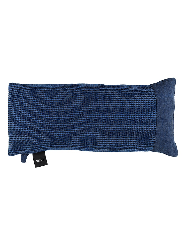 Rento Saunakissen ''Kenno'' in Dunkelblau - (L)50 x (B)22 cm - onesize