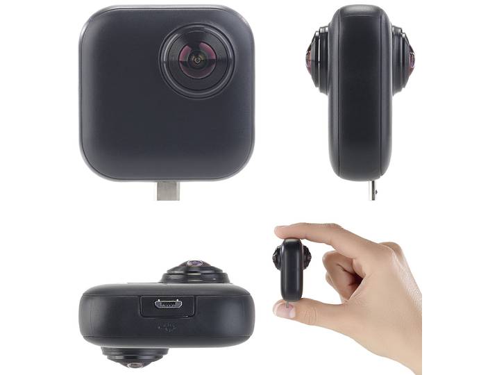 360°-Panorama-Kamera für Android-OTG-Smartphones, 2K, YouTube Live