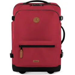Cabaia Rucksack-Trolley Soft Suitcase XS, Koffer, Rot
