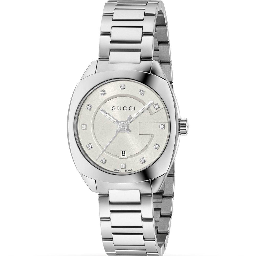 Gucci YA142504 Damen-Diamantenuhr - Eleganter Quarz-Zeitmesser