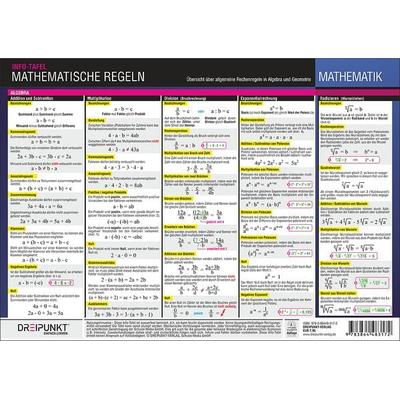 Mathematische Regeln, Zubehör von Michael Schulze, Schulze Media, 978-3-86448-317-2