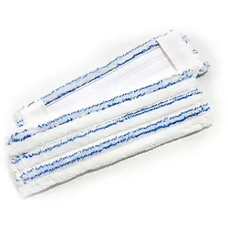 Wischmop Mopptex Flachpressenmopp PREMIUM blau gestreift passend für gängige Flachpressenhalter