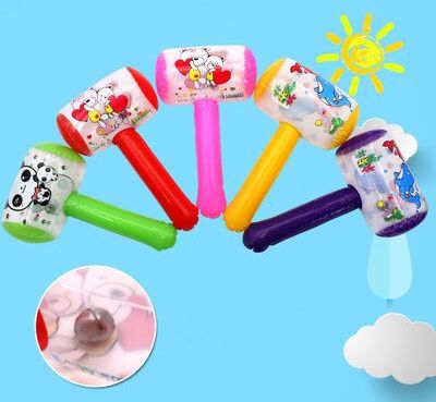 USA Free Shipping Shop Inflatable Hammer Party Favor Toy With Bell For Kids Pool Games & Birthday Fun Inflatable Hammer Party Favor Toy With Bell For Kids Pool Games & Birthday Fun