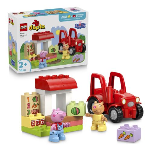 LEGO DUPLO 10468 Peppa Wutz Traktor und Marktstand