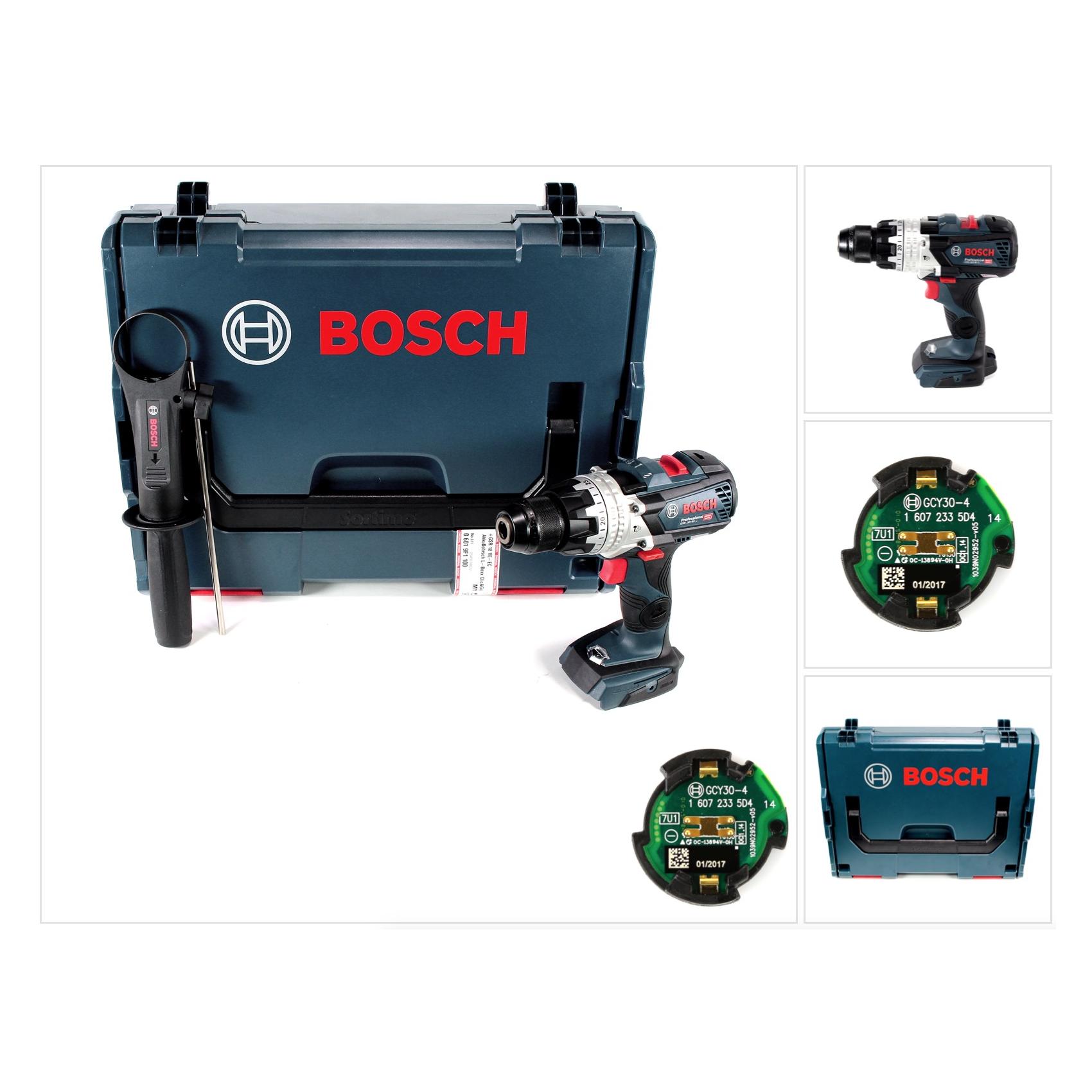 Bosch Professional GSB 18V-85 C Akku Schlagbohrschrauber 18V 85Nm 1/2" Brushless + Connectivity Modul + L-Boxx (Bohrschrauber, Schlagbohrschrauber) (06019G0302)