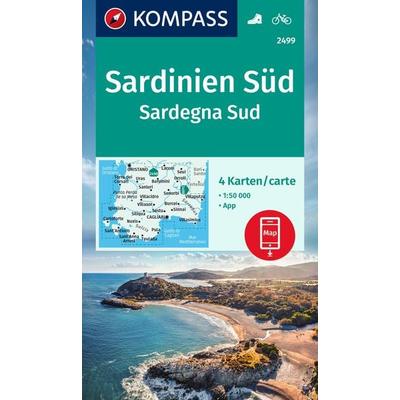 KOMPASS Wanderkarten-Set 2499 Sardinien Süd / Sardegna Sud (4 Karten) 1:50.000, Sonstige von , KOMPASS Freytag & Berndt, 978-3-99121-729-9