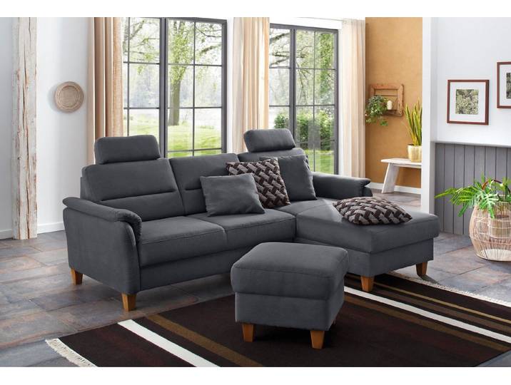 Home affaire Ecksofa Palmera L-Form, B: 244 cm - OTTO. Verlässliche Qualität., optional Schlaffunktion & Bettkasten, Federkern