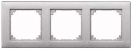 Merten Cadre 3f. alu horizontal/vertical 486360 (486360)